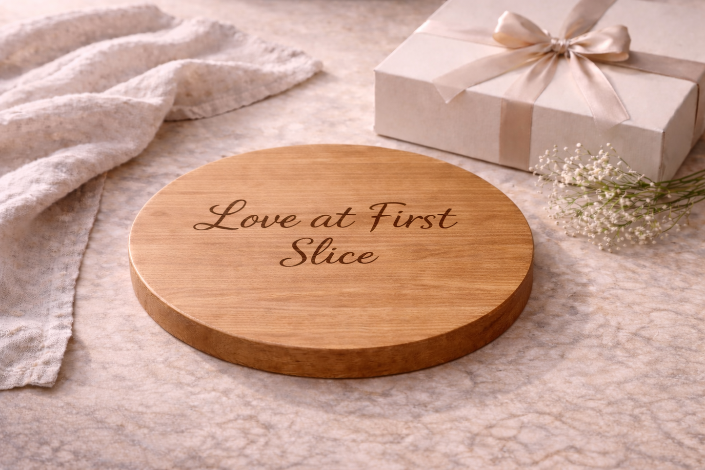 ROUND Wooden Board