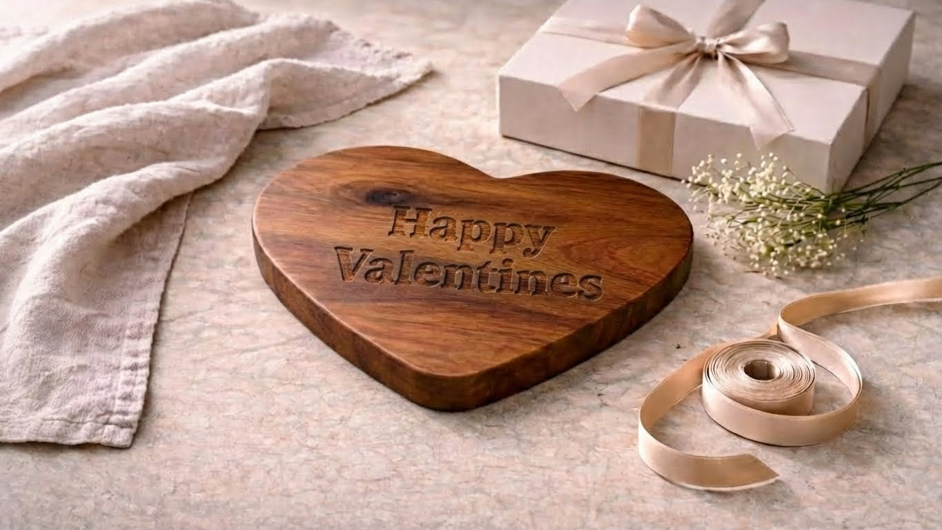 HEART Wooden Board