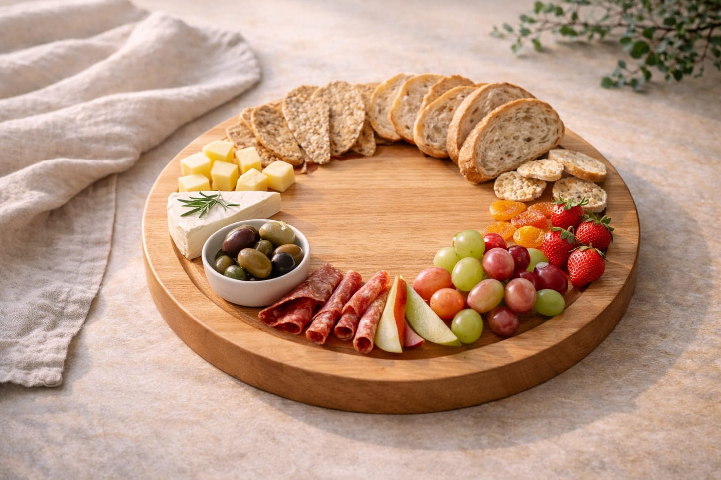 ROUND Wooden Board