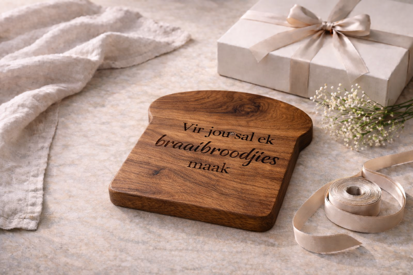 BRAAIBROODTJIE Wooden Board